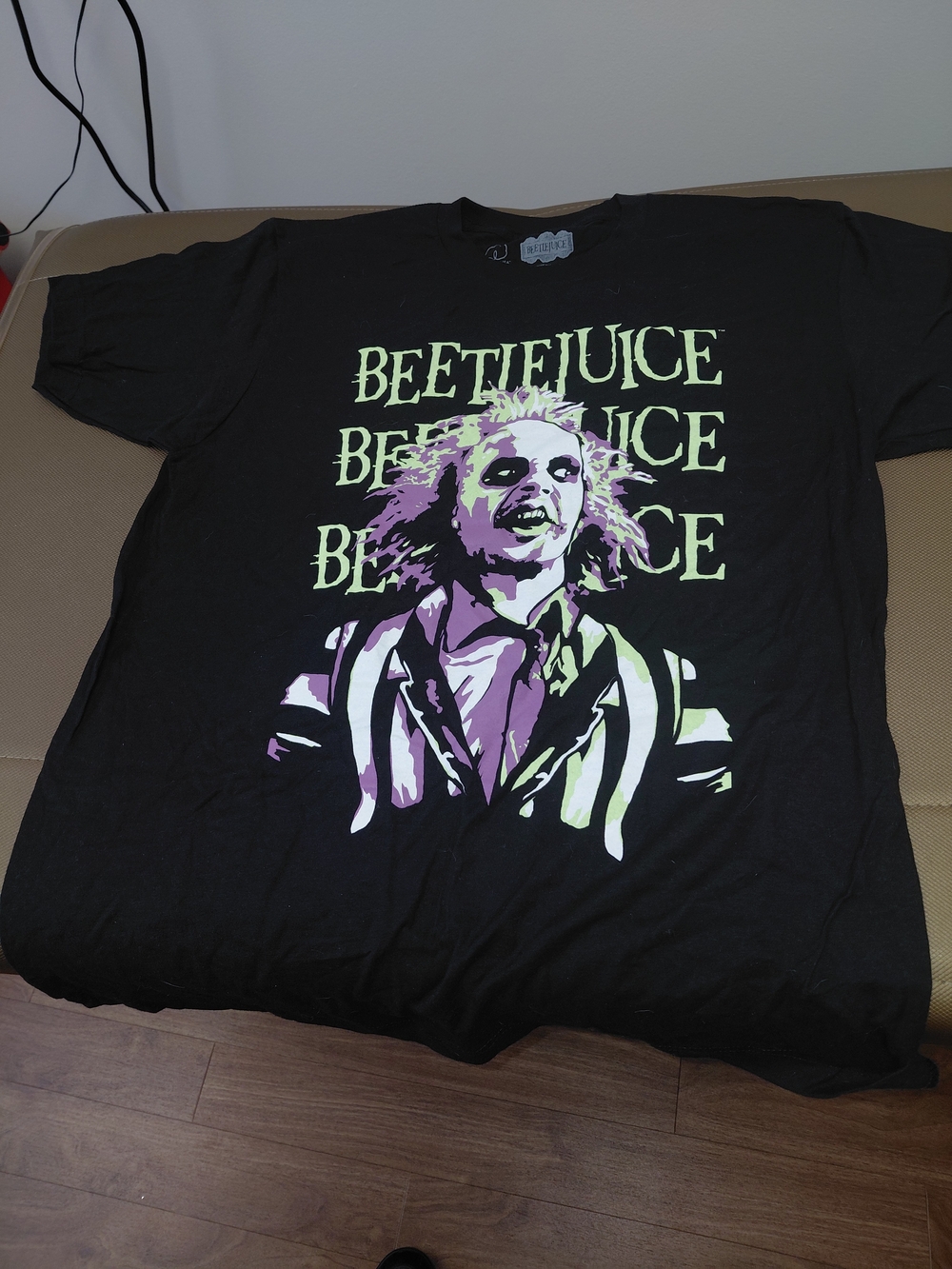 Beetlejuice Graphic Short Sleeve Tee - Black